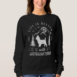 Moletom Australiano Terrier Life Melhor Cão-Pai-Mãe