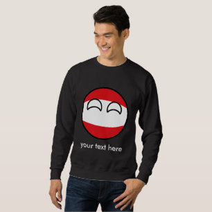 Moletom Áustria Geeky de tensão engraçada Countryball