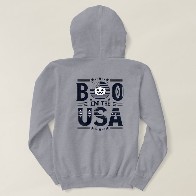 Moletom Autenticidade do Halloween na América (Verso do Design)