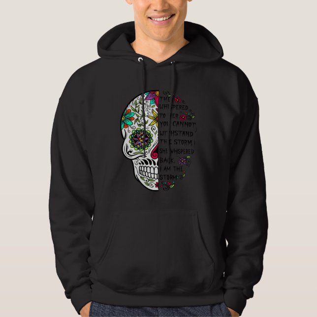 Moletom Autism Acceptance Autism Mom Sugar Skull (Frente)