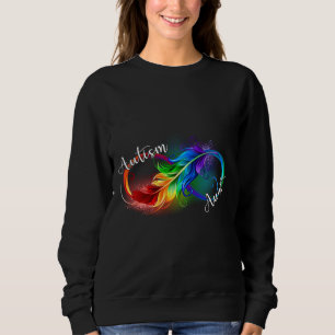 Moletom Autism Aunt Autistic Rainbow Infinity Symbol Asd S