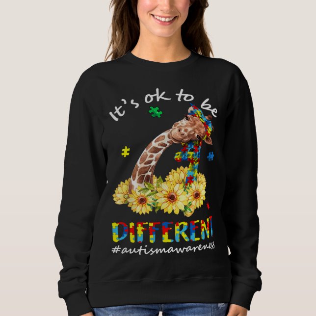 Moletom Autism Awareness Acceptance Women Kid Its Ok To Be (Frente)
