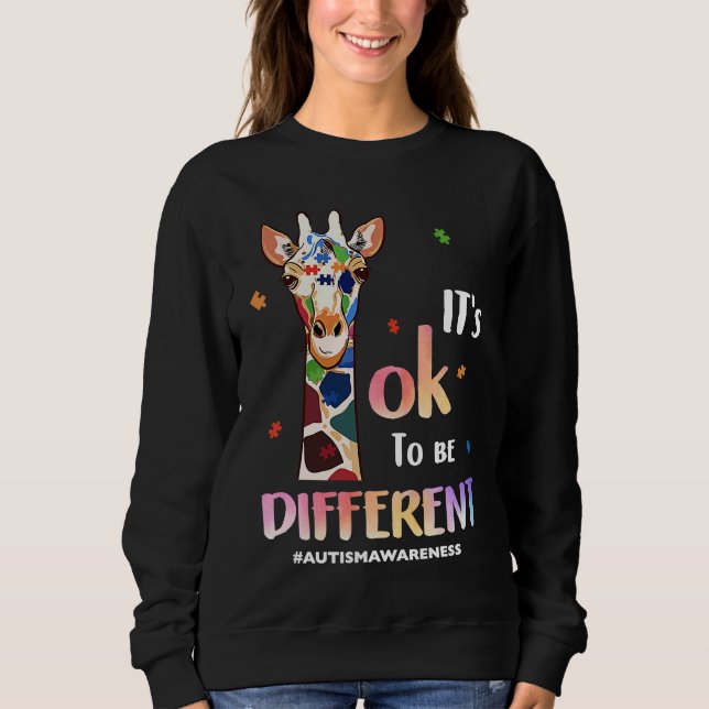 Moletom Autism Awareness Acceptance Women Kid Its Ok To Be (Frente)