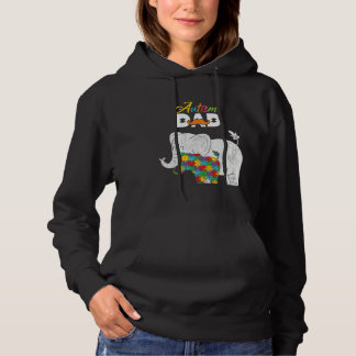 Moletom Autism Awareness Dad Proud Autistic Son Daughter E
