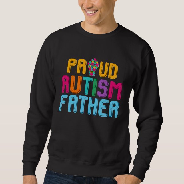 Moletom Autism Awareness Day Matching Family Proud Autism  (Frente)