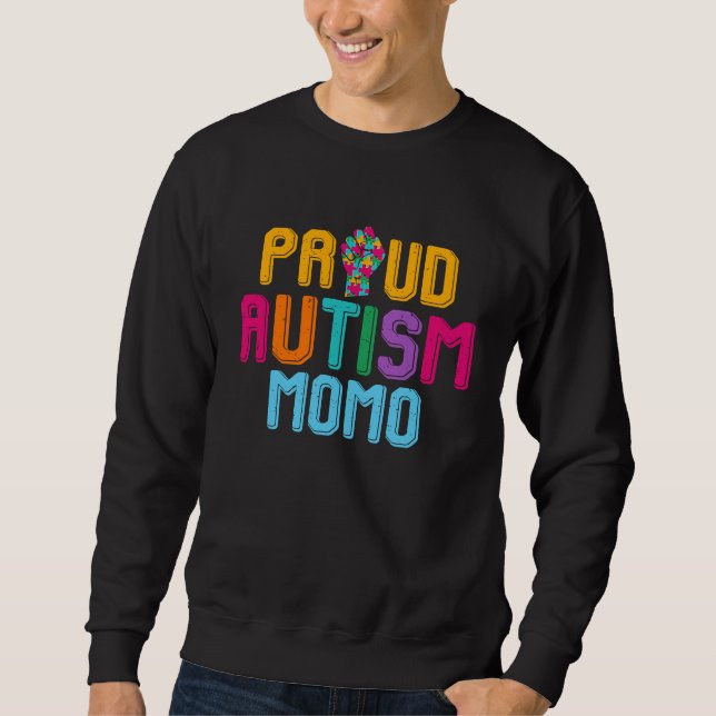 Moletom Autism Awareness Day Matching Family Proud Autism  (Frente)