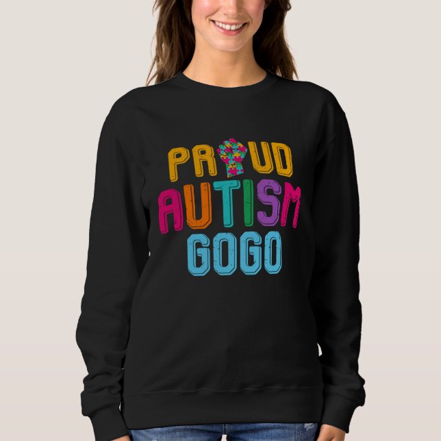 Moletom Autism Awareness Day Matching Family Proud Autism  (Frente)