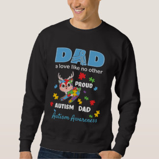 Moletom Autism Awareness Father Love Proud Autism Son Daug