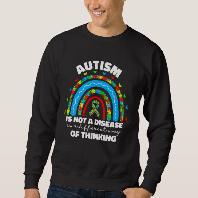 Moletom Autism Awareness Month For Kids Boys Autistic Puzz (Frente)