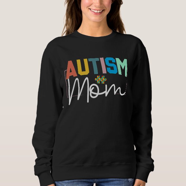 Moletom Autism Awareness Proud Autism Mom (Frente)