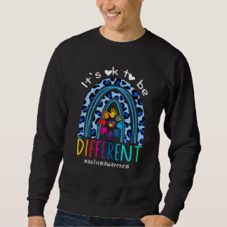 Moletom Autism Awareness Rainbow Women Kid Its Ok To Be Di