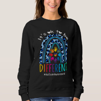Moletom Autism Awareness Rainbow Women Kid Its Ok To Be Di