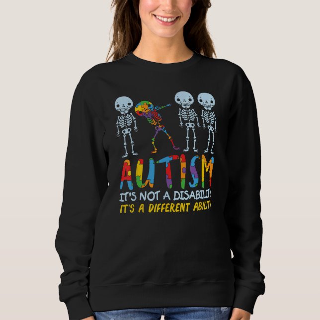 Moletom AUTISM AWARENESS Support Autism Kids for Mom Dad (Frente)