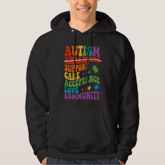 Moletom Autism Awareness Support Care Acceptance Ally Groo