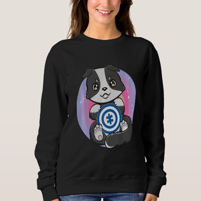 Moletom Autism Border Collie Quebra-cabeça Piece Cute Herd (Frente)