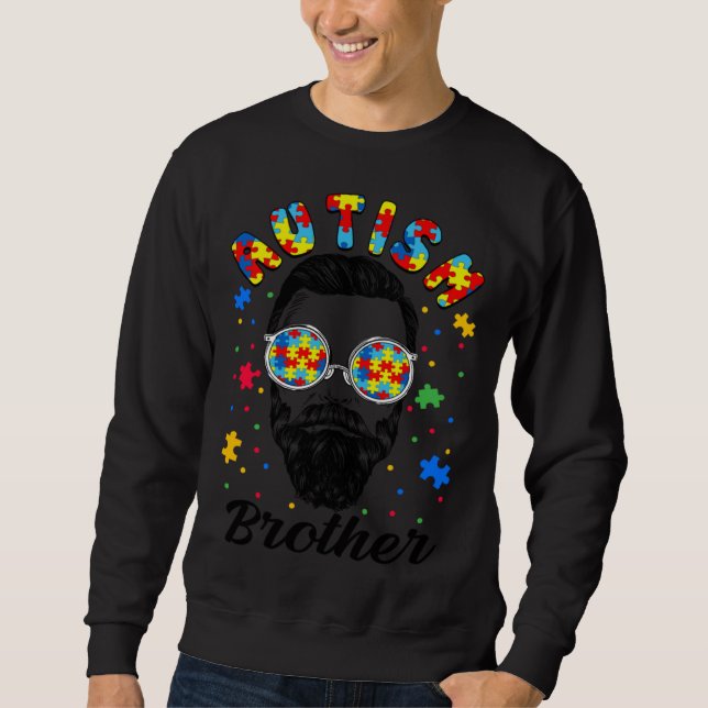 Moletom Autism Brother Autism Awareness Family Matching Be (Frente)