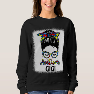 Moletom Autism Gigi Messy Bun Branqueou Autismo Consciênci