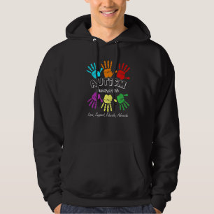Moletom Autism Love Support Educated Advocate Awarness Mo