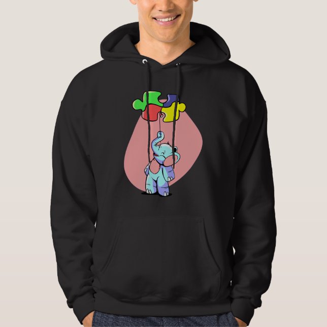 Moletom Autism Mini Elefante (Frente)