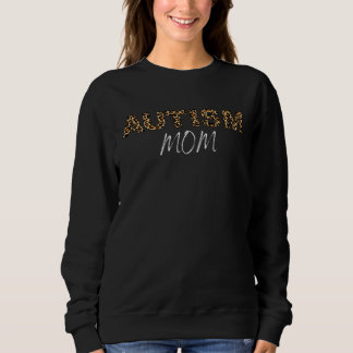 Moletom Autism Mom Autism Mama Leopard Graphic Awareness