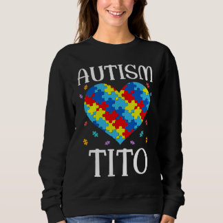 Moletom Autism Tito Matching Family Heart Autism Awareness