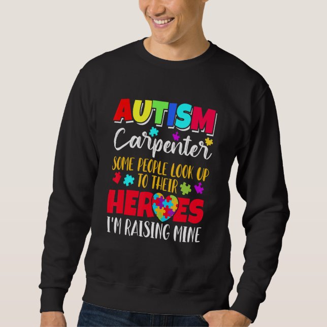 Moletom Autismo Carpenter algumas pessoas olham para seus  (Frente)