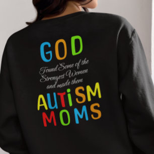 Moletom Autismo Consciência Mãe Deus fez as mães doarem