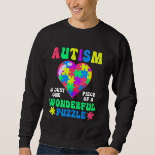 Moletom Autismo É Apenas Uma Peça De Um Quebra-cabeça Aut 