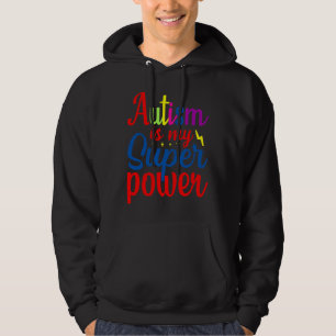 Moletom Autismo É Minha Consciência Do Autismo De Super Po
