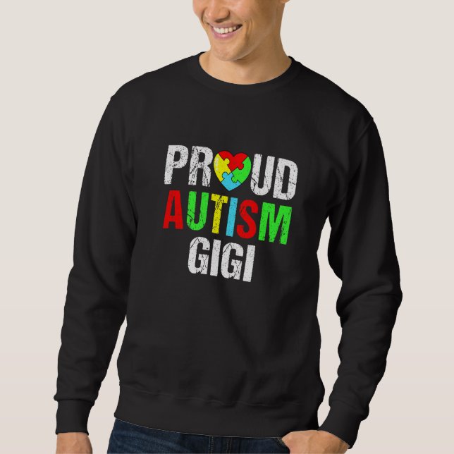 Moletom Autismo Gigi Coração Correspondente (Frente)
