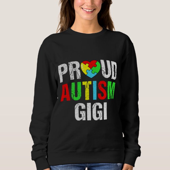 Moletom Autismo Gigi Coração Correspondente (Frente)
