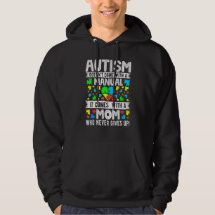 Moletom Autismo Mamãe Nunca Dá Consciência aos Umama Inspi