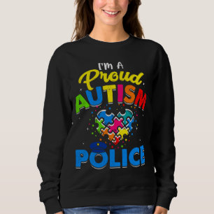 Moletom Autismo Polícia Autismo Sensibilização Aceita Apoi