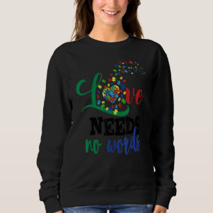 Moletom Autismo Sensibilização Amor Sem Palavras Dandelion