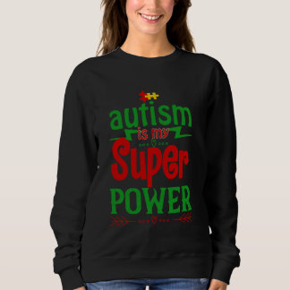 Moletom Autismo Sensibilização Austismo é m Super Power Fu