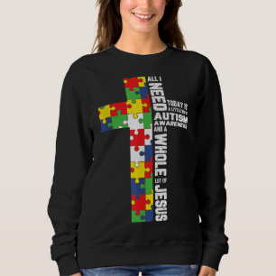 Moletom Autismo Sensibilização Jesus Cristo Quebra-cabeça