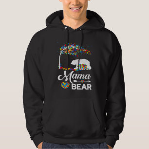 Moletom Autismo Sensibilização Mama Bear Suporte Autismo
