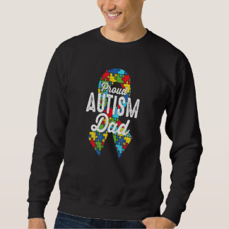 Moletom Autismo Sensibilização Orgulhosa Autismo Pai Fita 