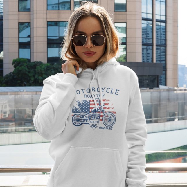 Moletom Autoestrada 66 Sturgis ou Bust (Criador carregado)