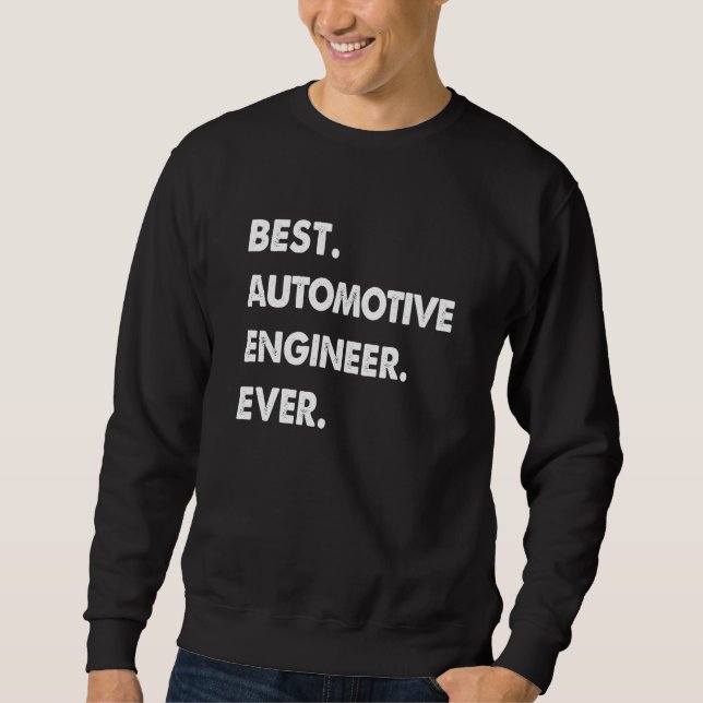 Moletom Automotive Engineer Profession Best Automotive Eng (Frente)