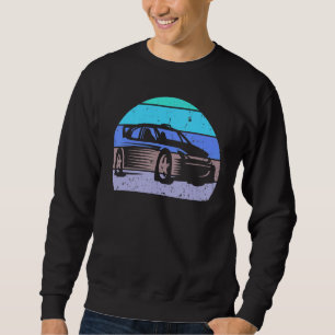 Moletom Automóvel de Carro vintage de carro retroativo - S