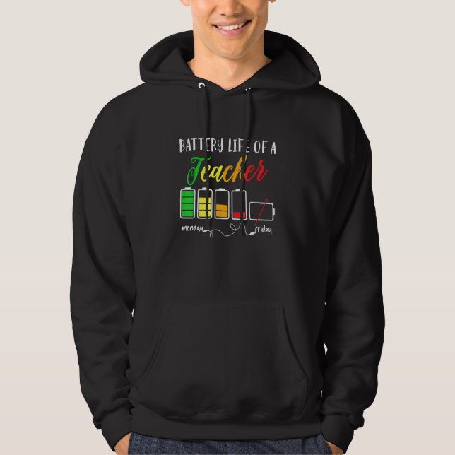 Moletom Autonomia Da Bateria De Um Professor Vida 1 (Frente)