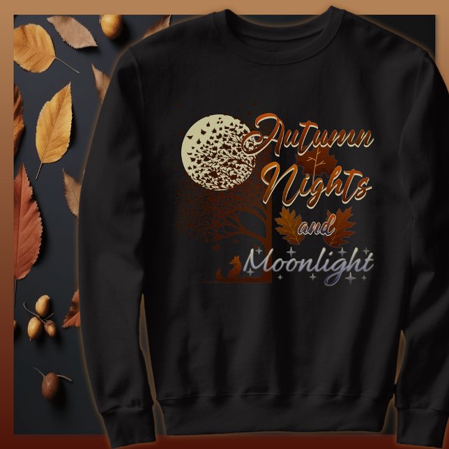 Moletom Autumn Nights and Moonlight Adulto (Criador carregado)