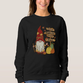 Moletom Autumn Pumpkin Patch Gnome Fall Family Pajama Than