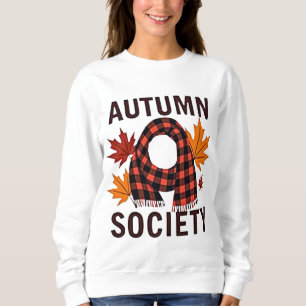 Moletom Autumn Society - Preenchimento Personalizado da Xa