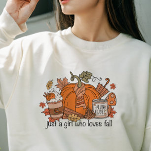 MOLETOM AUTUMN TEMOU APENAS UMA GAROTA QUE AMA CAIR
