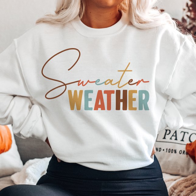MOLETOM AUTUMN THEMN FALL SWEATER WEATHER (Criador carregado)