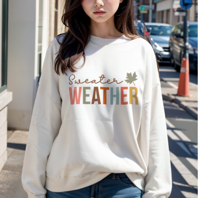 MOLETOM AUTUMN THEMN THEMN RETRO SWEATER WEATHER QUEDA (Criador carregado)