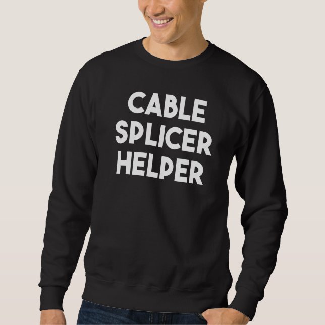 Moletom Auxiliar de Splicer de Cabo (Frente)