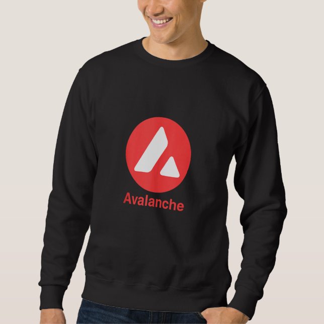Moletom Avalanche Coin Cryptocurrency Avax Crypto (Frente)